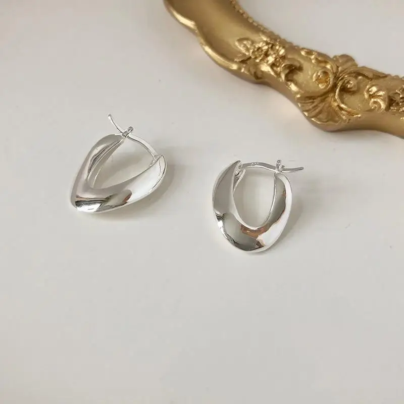 Wholesale Silver Earrings For Women Fashion Jewelry Pendientes Geometric Earrings