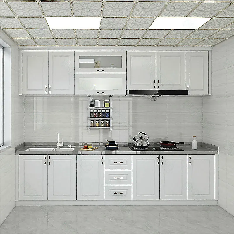 Factory direct overall kitchen cabinets North American solid wood cabinets American overall cabinets