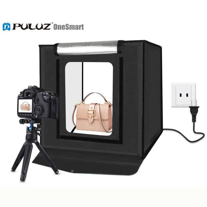 

PULUZ 40cm Lightbox Softbox 24W 5500K White Light Photography Lighting Photo Studio Tent Box Kit with 6 Colors Backdrops