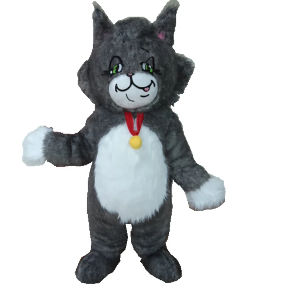 

Fur mascot costume/cosplay cat mascot costumes, As your requirement