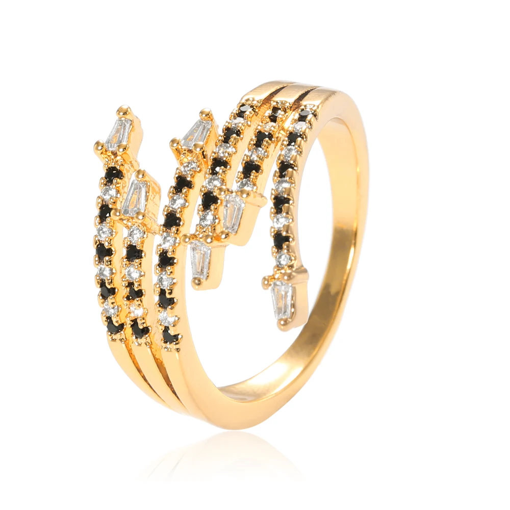 

Fashion gorgeous zircon copper ring female diamond engagement ring jewelry
