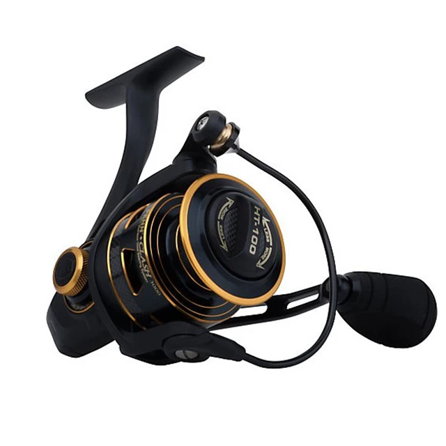 

PEEN CLA6000 GT saltwater metal fishing reel Full Metal Body Spinning Reels Pure baitcasting fishing reel, Black+gold