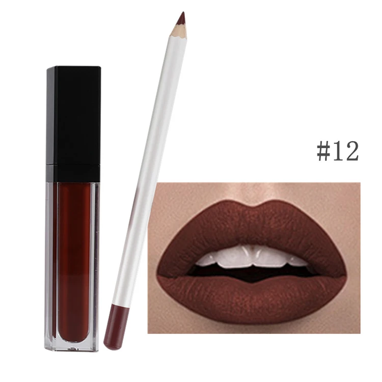 

lipgloss vendor whole sale custom makeup private label lip kits lip pencil & lipstick, Multi-colored