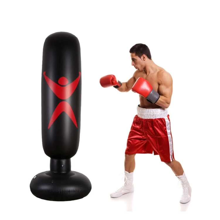 

Cheap price 160cm Pvc Inflatable Boxing Bag Adult Children Boxing Punch Kicking Sandbag Tumbler Gym Kids Boxing Training Target