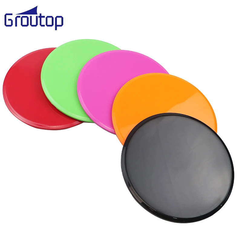 

Core Sliders Gliding Disc Sliding Discs Fitness Core Strength Portable Pack Of 2 Workout Burn Fat Custom Packaging Equipment, Black blue green pink purple yellow red orange & custom color