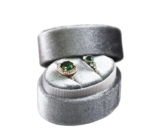 

Custom oval velvet ring box jewellerysuede ring boxesvelvet ring box with logo