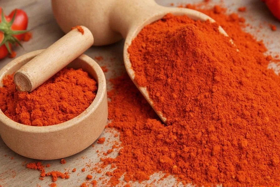 Chef's hand sprinkling spice substitute mixture over a traditional Hungarian goulash in a cast iron pot