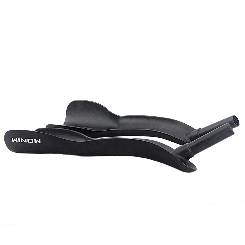 Winowsports NEW Carbon Fiber Bicycle Rest TT Handlebar Clip on Aero Bars Handlebar Extension Triathlon Time Trial Cycling Parts