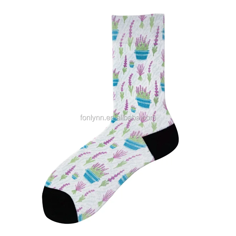 factory sale men custom your own 360 degree digital print socks sublimation cycling socks