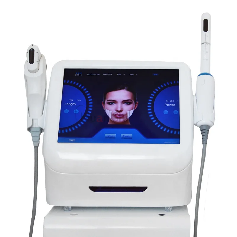 

Portable 2 in 1 4D hifu maison / honkon / hifu stretch mark removal machine with mini hifu machine head