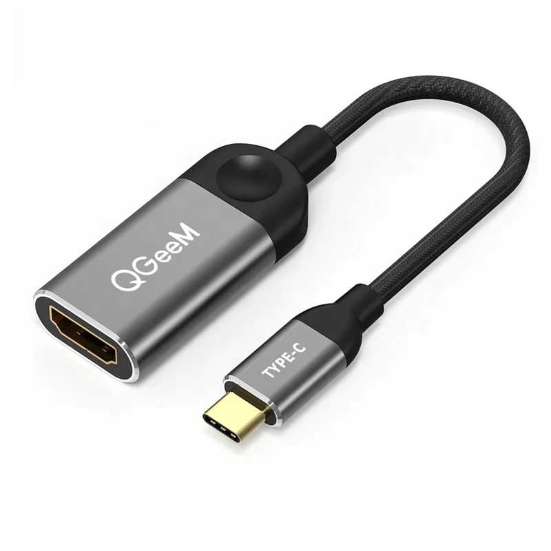 

QGeeM 4K Hd Mi USB C Multiport Thunderbolt 3 Type C HDTV Multi Adapter