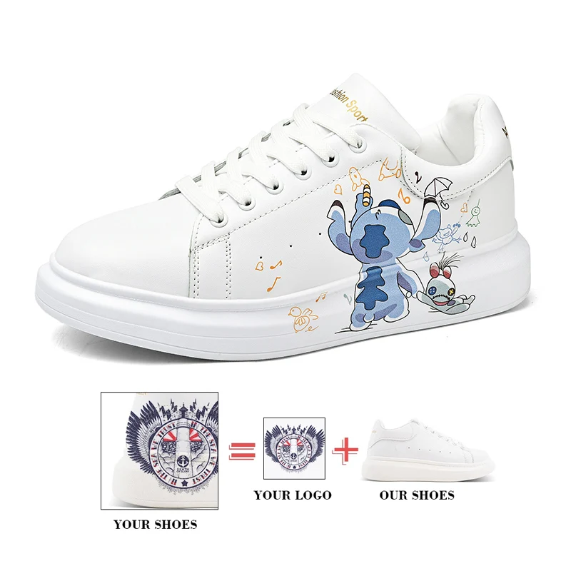 

Hot selling Spring Cheap Men Whits Skateboard Shoes Casual Shoes Unisex luxury sneaker, White