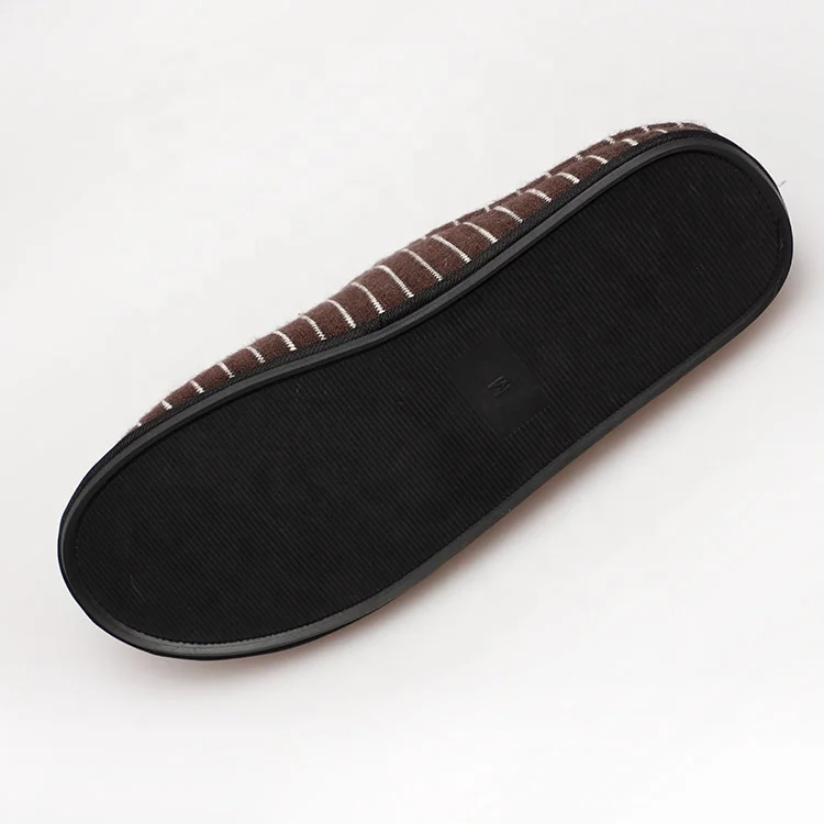 
Winter Men Slippers Plush Warm Slippers flat bottom Indoor Home Flat Slides 