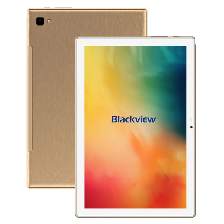 

Original Blackview Tab 8 10.1 inch Tablets 4GB+64GB Face Unlock Spreadtrum SC9863A Octa Core Android 10 Tablet PC, Gold silver