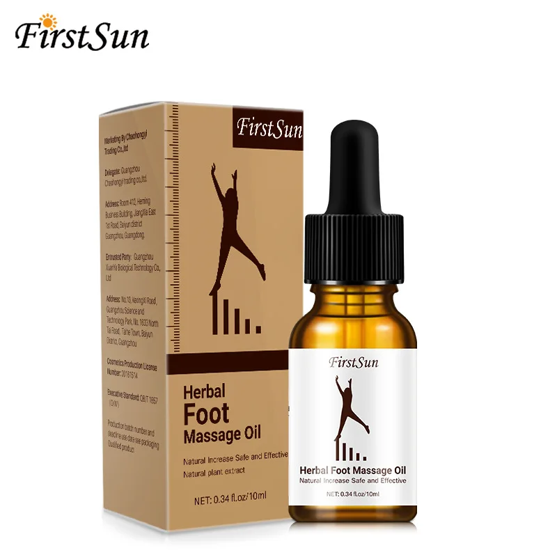 

Firstsun Health Care Soothing Feet Height Increasing Essential Oil Herbal Foot Massage Oil