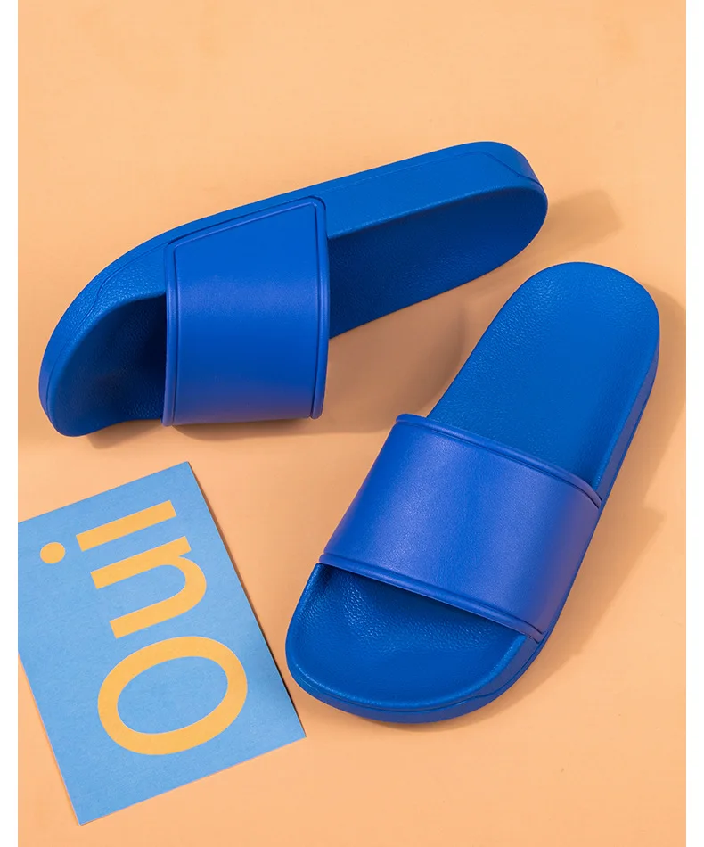 

Custom Logo Slide Sandal Wholesale Chinese Unisex Pu/pvc/eva House Bathroom Home Indoor Eva Rubber Slippers