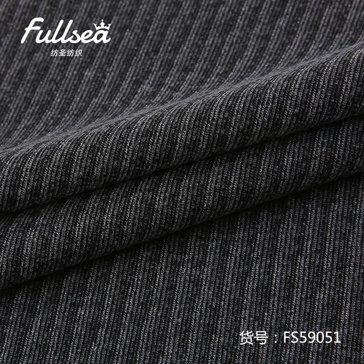 
New design great quality wholesale twill knit wool dobby jacquard fabric for suit  (62182884484)