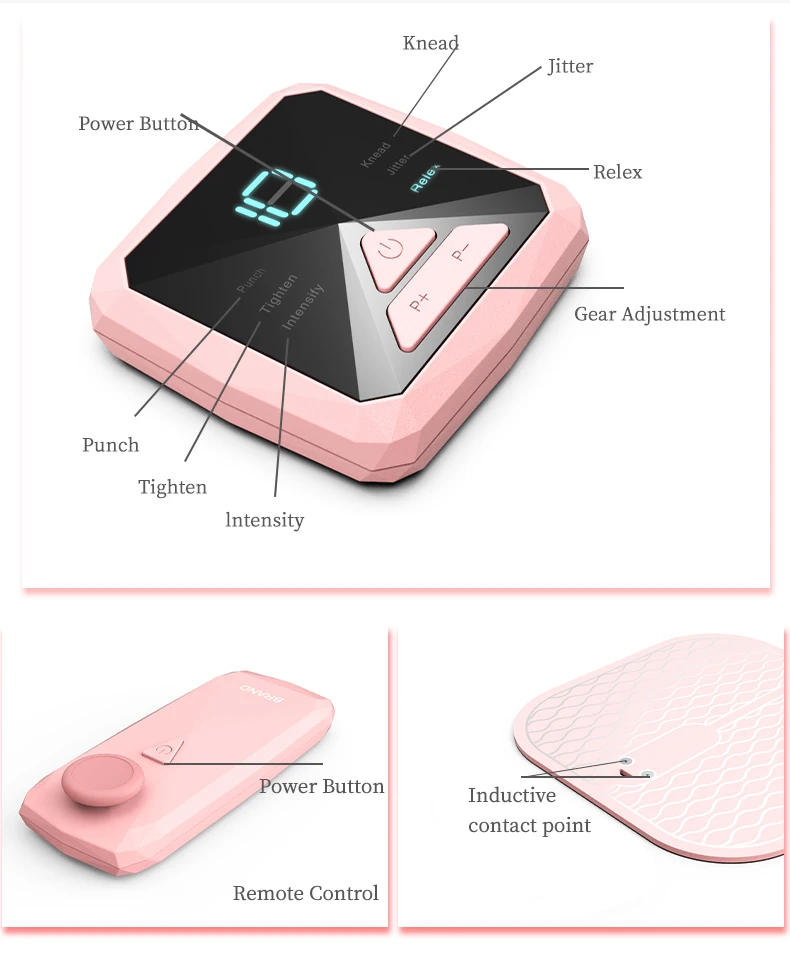 Wireless Remote Control Portable Foot Mat Relief Fatigue Ems Foot ...