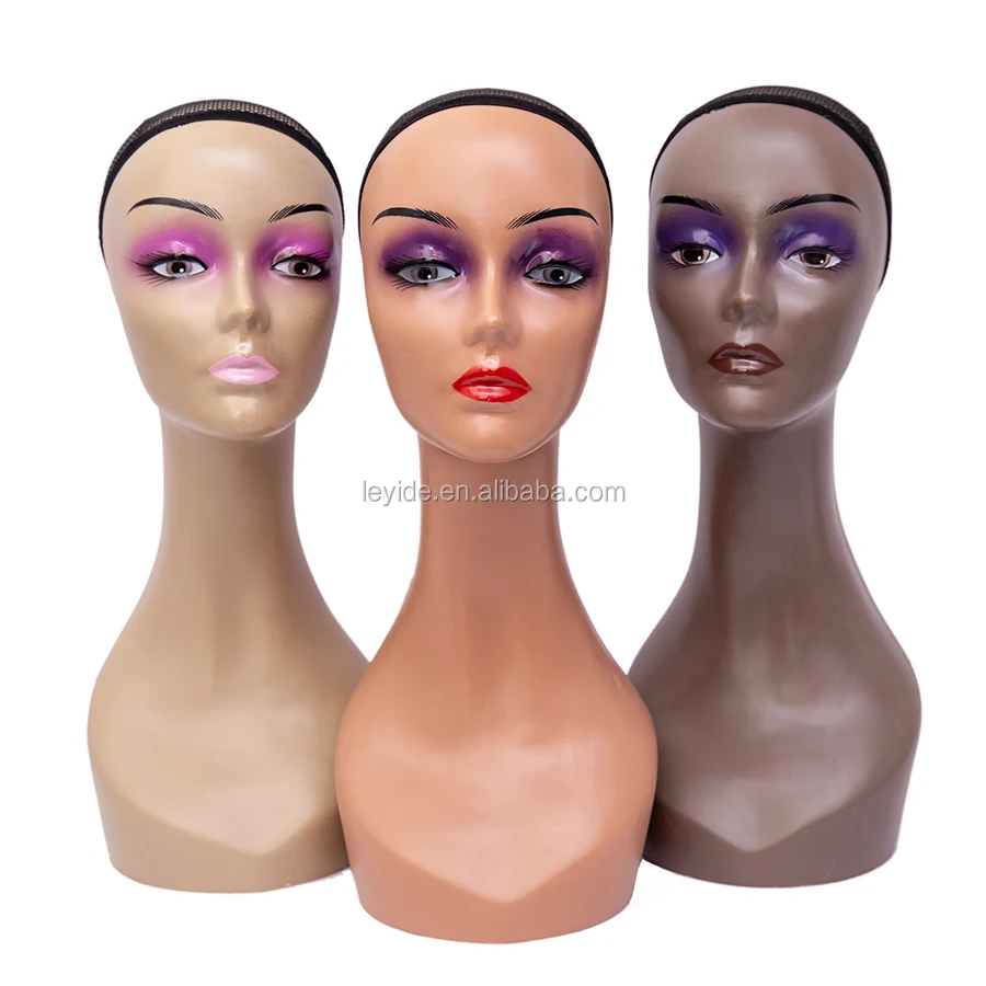 

Wholesale Cheap Female Makeup Jewelry Display Wig Mannequin Heads For Wigs Customize Logo, Optional