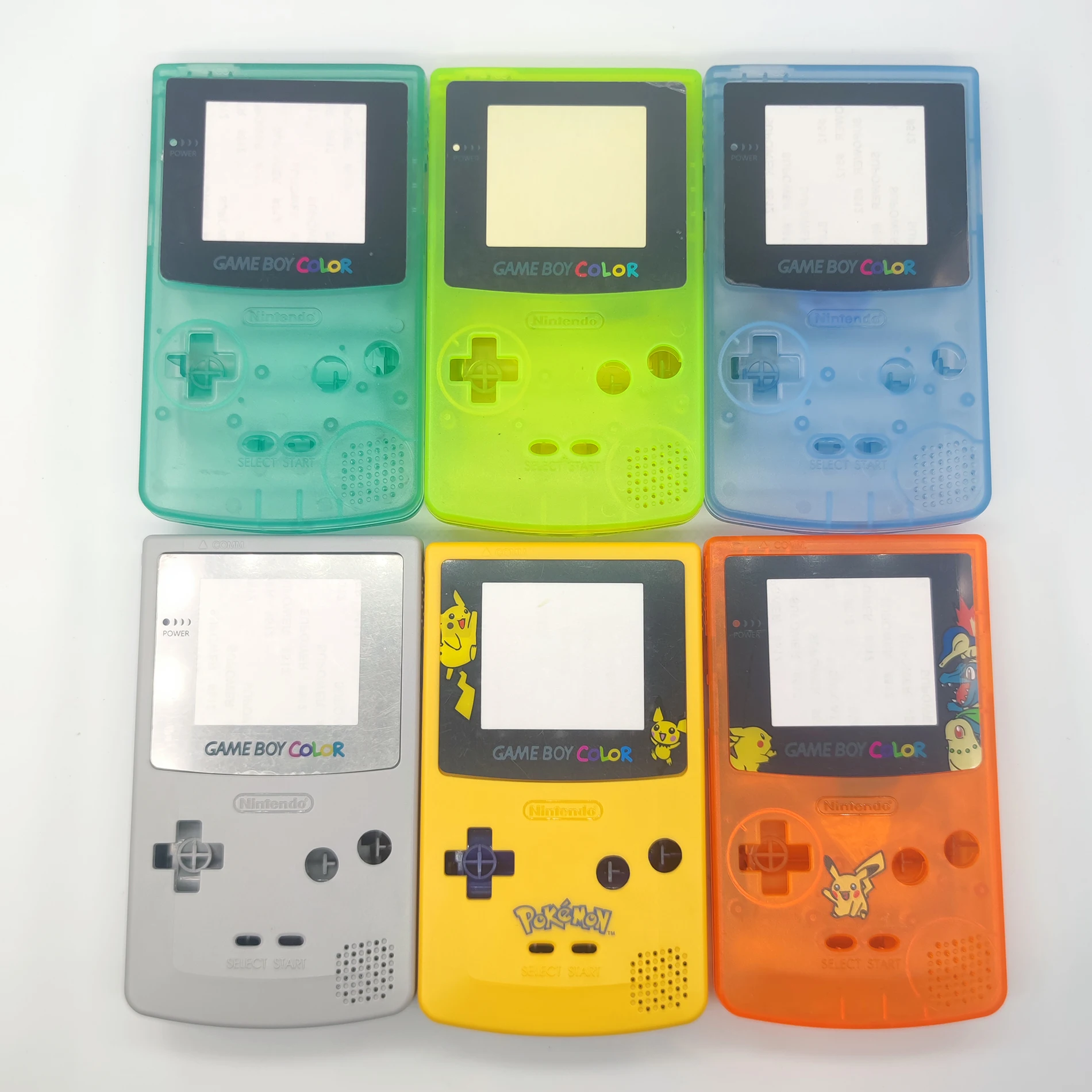 

Full Housing Shell Cover For GameBoy Color GBC Console Case Pack With Screen And Buttons Kit Conductive Rubber Pads