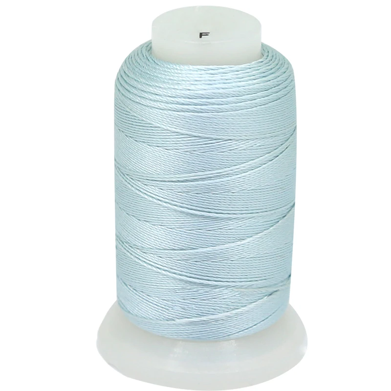 

140 Yards Handmade Customizable 100% Natural Turquoise Silk Cord For Jewelry Making