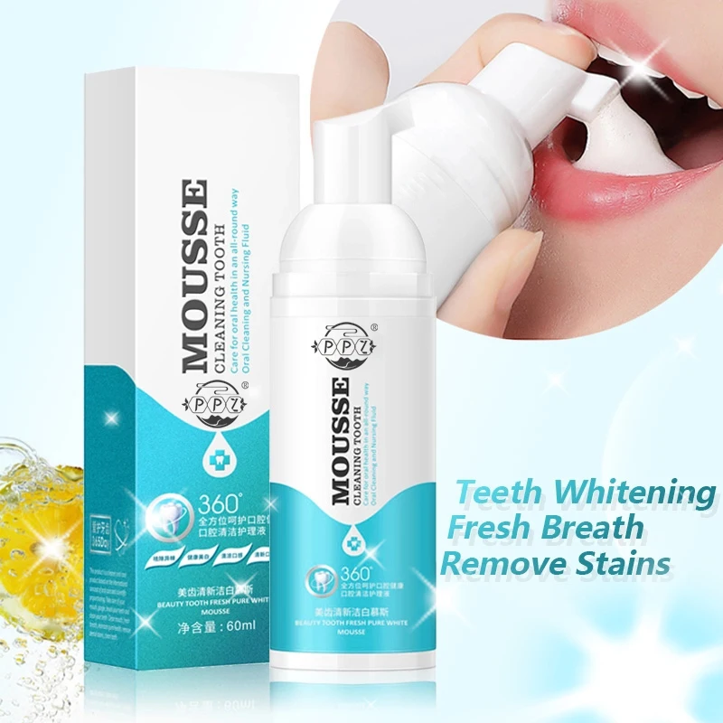 Natural Cool Mint Whitening Mousse Foam Toothpaste Chinese Toothpaste