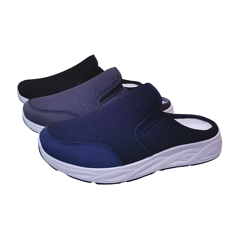

Best Price Men's Comfortable Casual Fashion Men's Half Shoes, Gray/navy/black