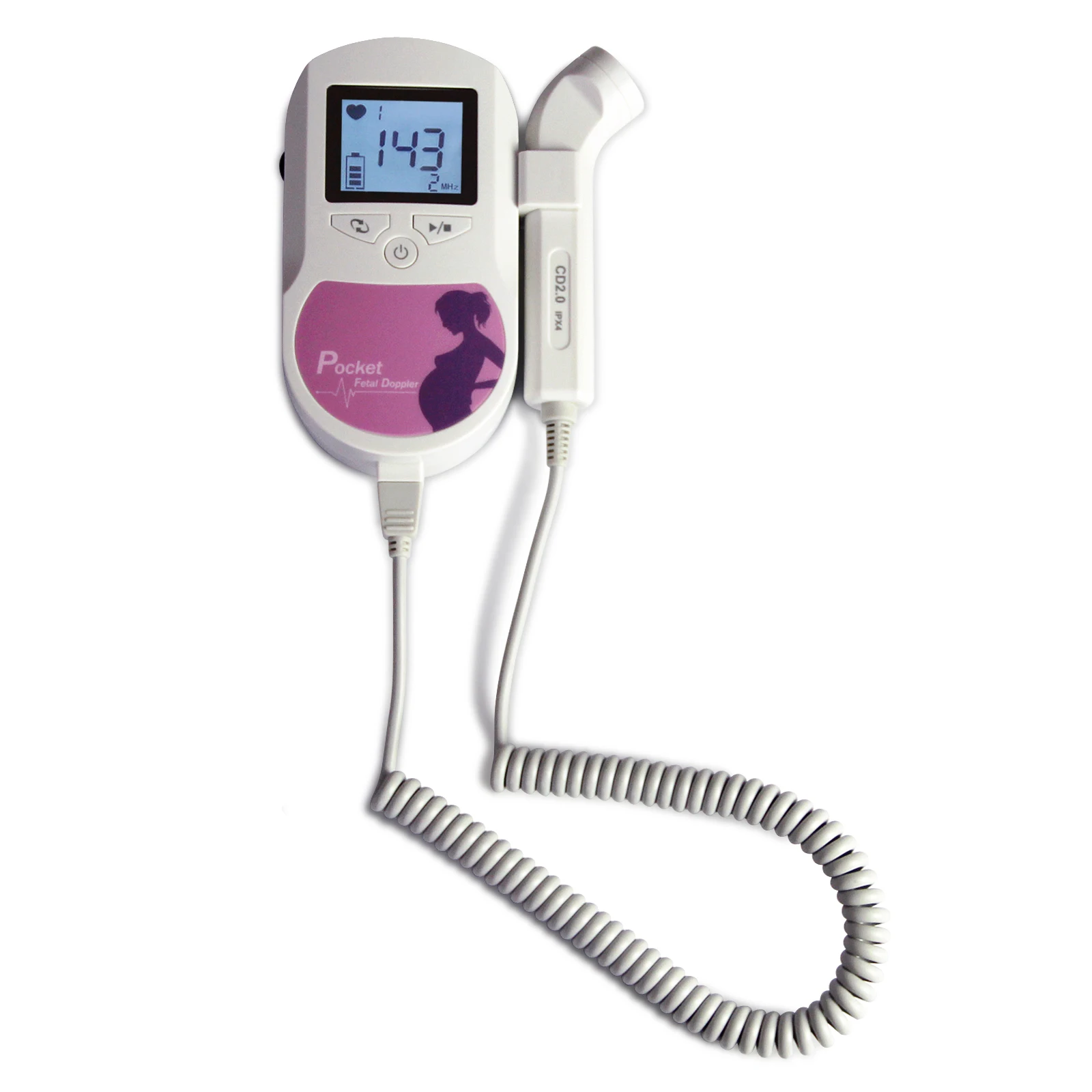 
UN-Medical FD88-2 Pregnant woman use prenatal portable baby heart rate detector fetal doppler 