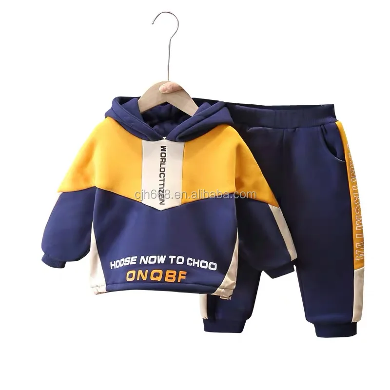 

Various Designs Fitted Comfortable Kids Hoodie Two-piece Suit Sweatsuit with Lowest Price