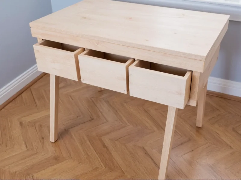 Customized DIY folding table with storage compartments