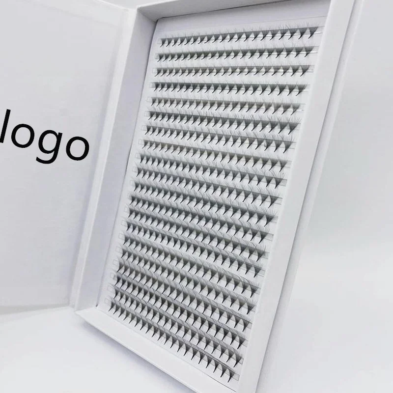 

10D 0.05 D curl premade volume fans L/XL tray eyelash extension 10d premade fans big box 10d lash extensions