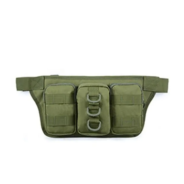 

OEM Outdoor survival fanny pack waist bag Waterproof Polyester custom tactical Waist Bag men