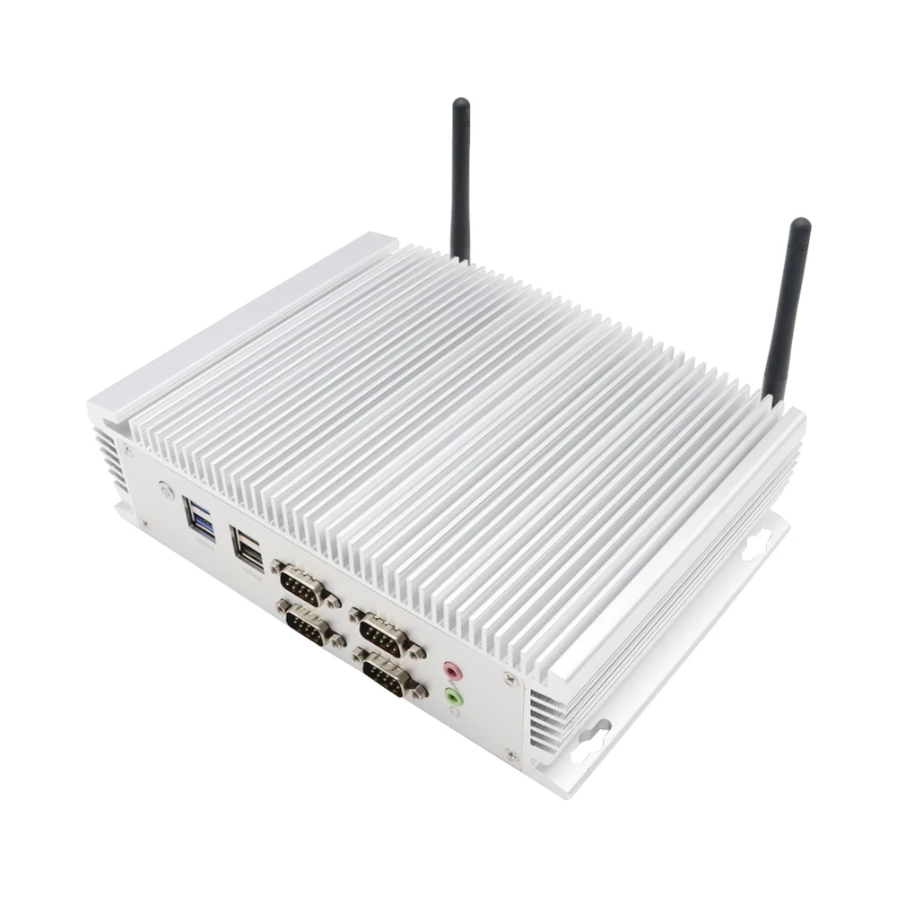 

Cheapest price Core i5-6360U Industrial mini computer pc with 2*RJ45 LAN 6 COM VGA+HD