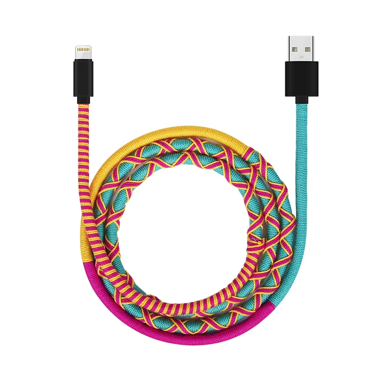 

URIZONS Hot Selling mobile charger cable nylon braided cable micro usb cable 1m fast charging