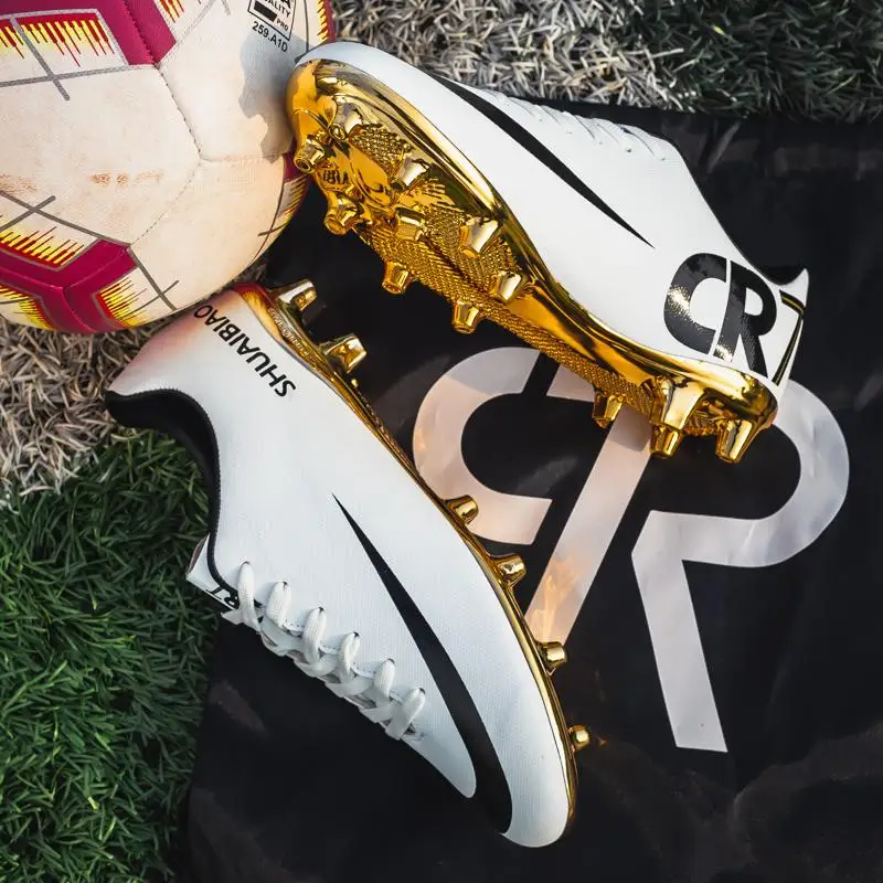 

Custom Made Men Football Boots High Ankle Soccer Shoe Women Soft Man Football Shoes Football Socks Cleats Training