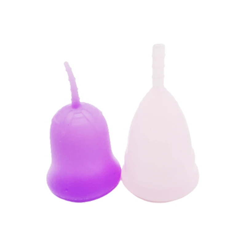 

amazon bestseller silicone medical lady period cup copa menstrual cup, Purple /blue/ pink/transparent/customized color