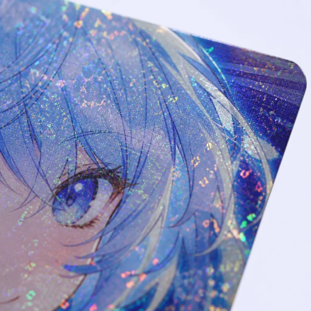 Holographic Laser Micro Stardust Texture Detail