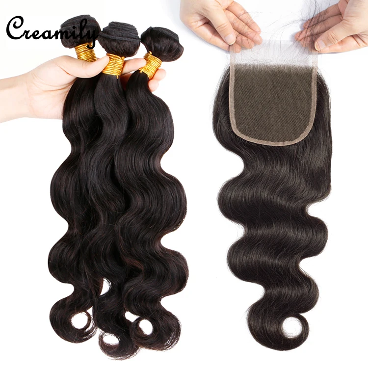 Virgin Cuticle Aligned Hair Bundles With Lace Frontal Closure,Brazilian ...