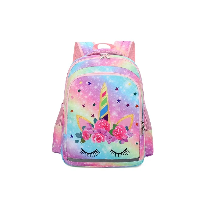 

Factory Directly Cute Children Backpack High Quality Waterproof Children Unicorn School Bags, Pink, blue, green