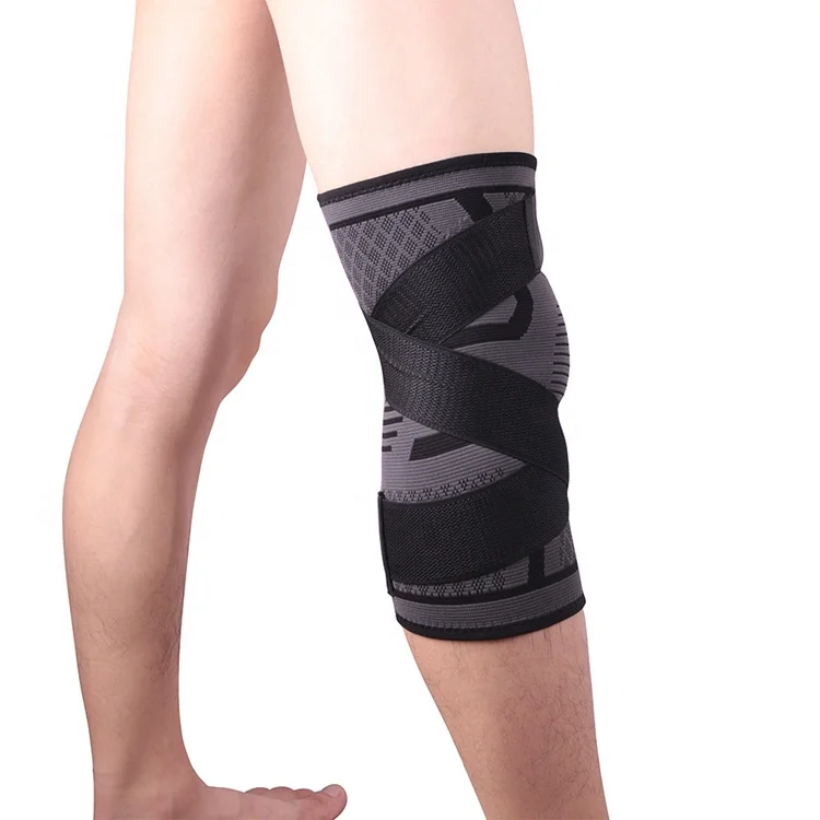 

Compression Fit Support Knee Sleeve,Improved Circulation Compression-for Joint Pain and Arthritis Relief, Black, red