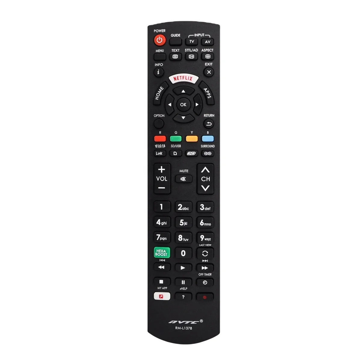 

RM-L1378 Remote Control suitable for Panasonic TV remote control