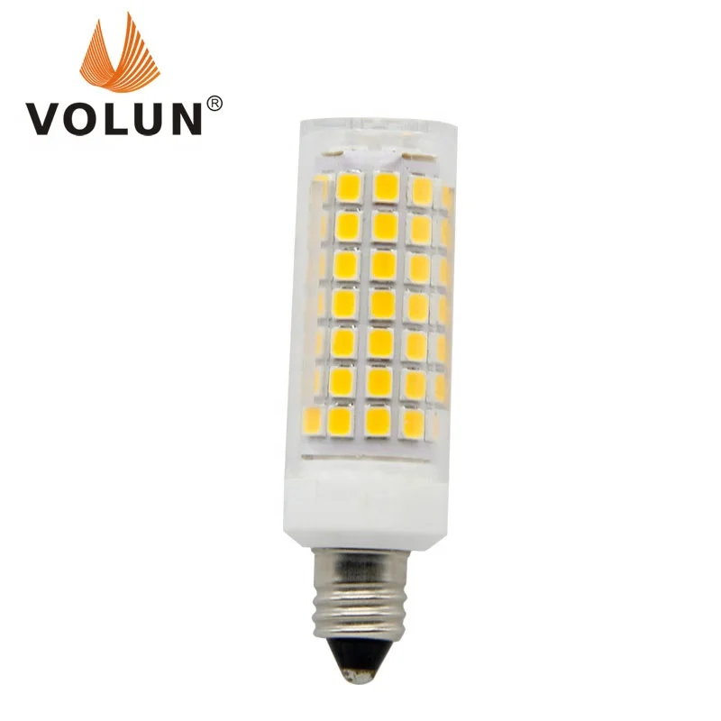 E11 LED Bulbs 6W Equivalent 50W 60W Halogen Bulbs AC 120V Not Dimmable 660LM E11 Mini Candelabra base LED Light lamp