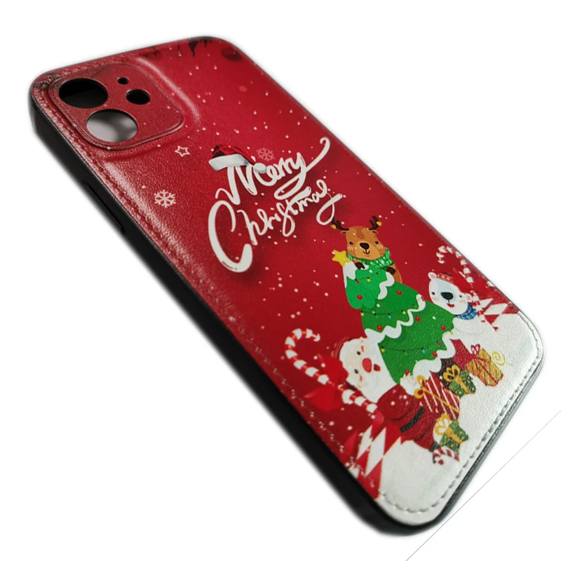 

Mobile Phone Accessories Wholesale Christmas Cases PU Leather TPU Back Cover For Iphone 11 Case 12 13 Series