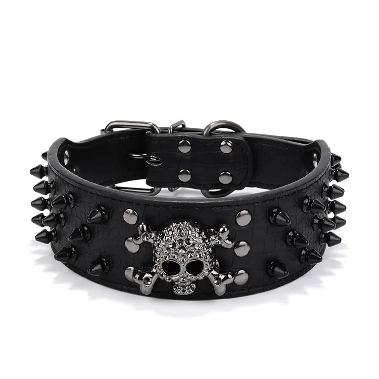 

Most Welcome Spiked Studded PU Leather Dog Pet Collars Necklace
