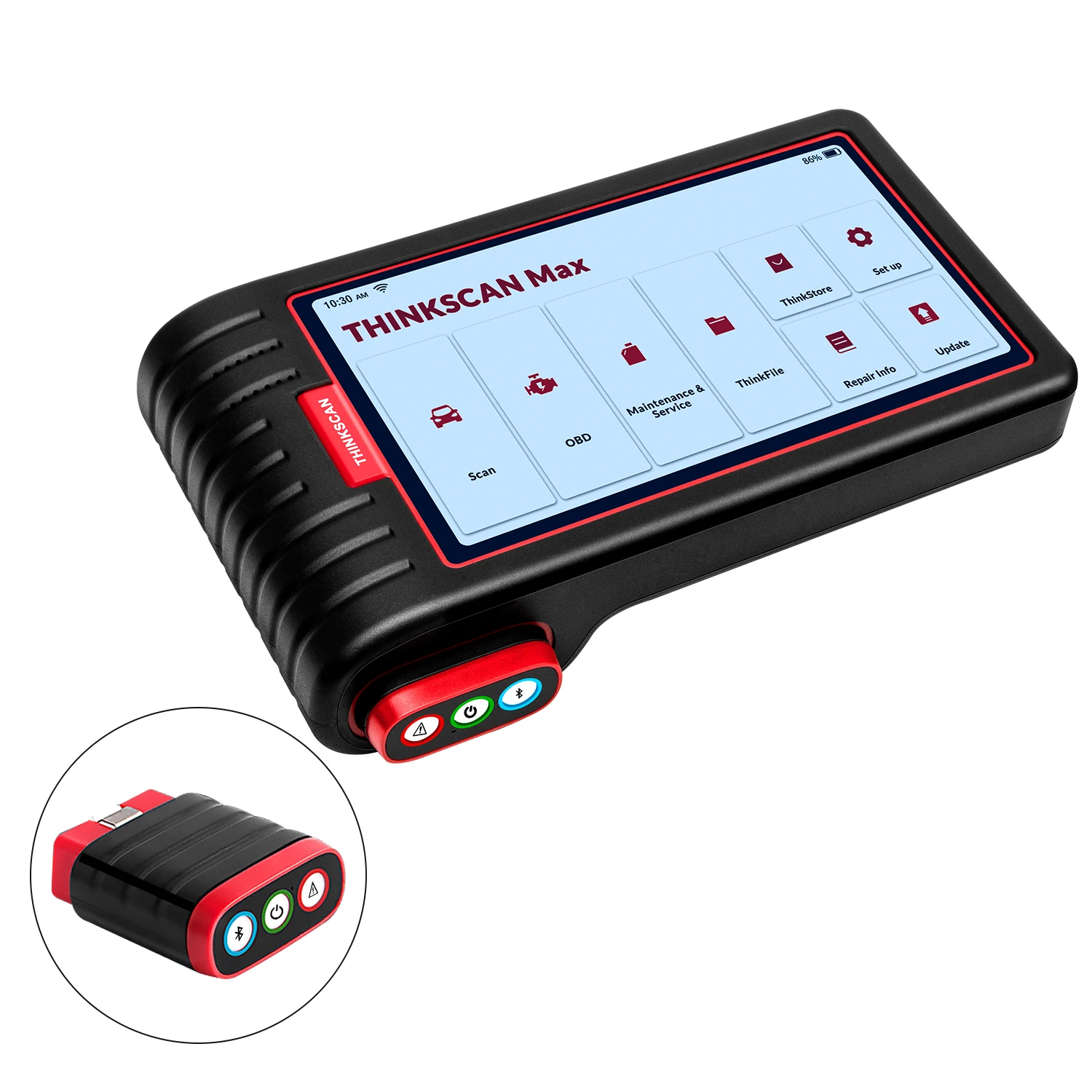 

ThinkCar ThinkScan Max BT Compatible OBD2 Diagnostic Tool Full System 28 Service Reset Function ABS Oil Reset ECU Coding