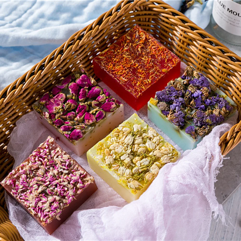 

Wholesale Pure Natural Organic Skin Care Beauty baby Foam Plant Flower Soap