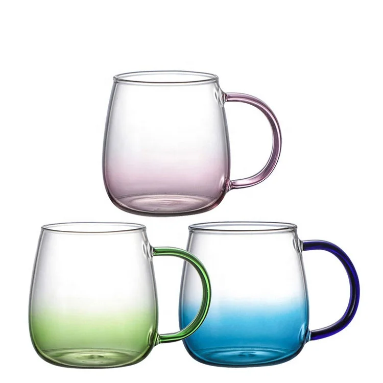 

Color-changing single-layer glass coffee cup milk cup juice cup