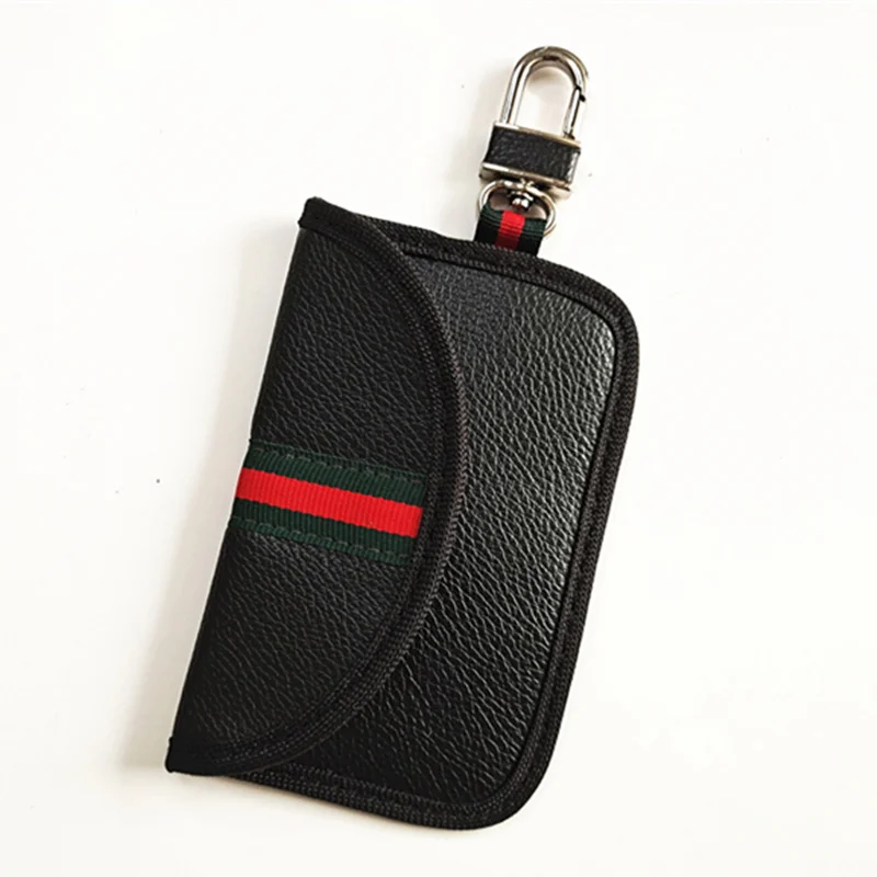 

Wholesale Factory Price Hook Design RFID Blocking car key luxury pouch, Anti Theft Block Car Key Wallets