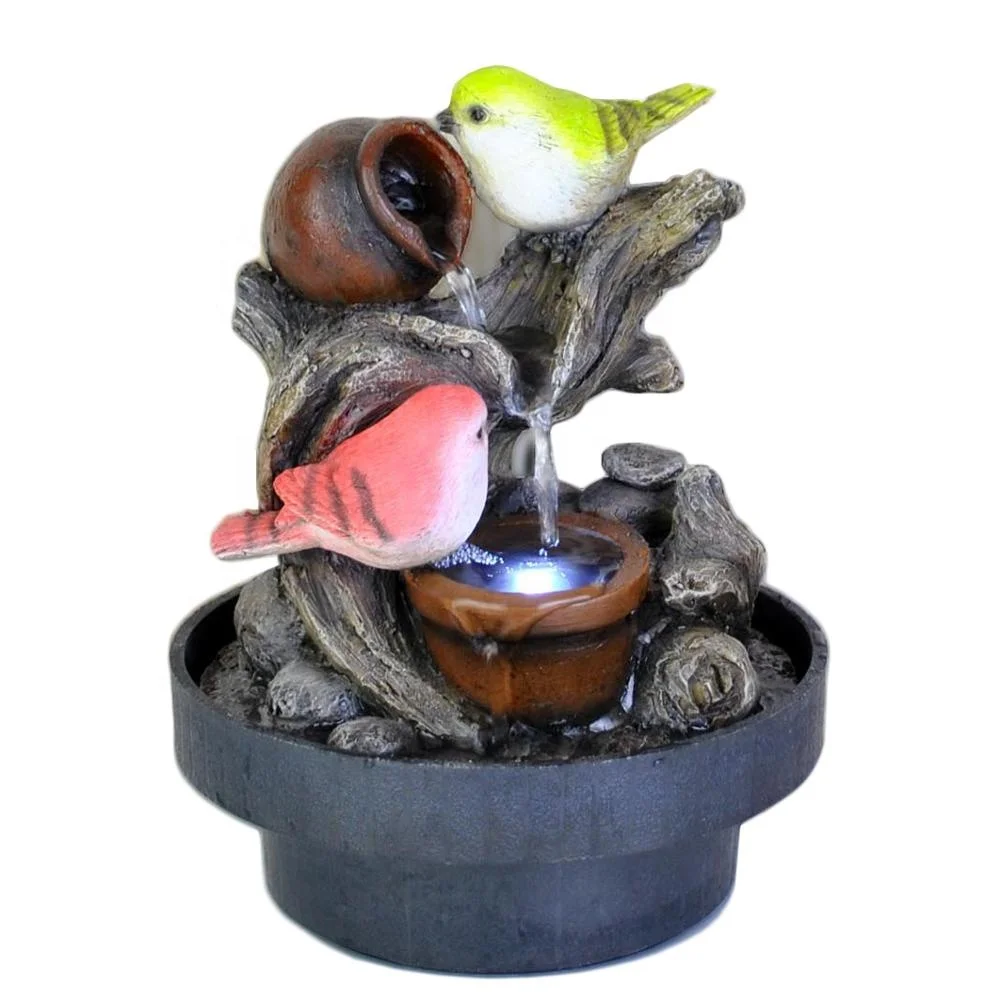 Statue Indoor Water Fountain Bird Home Decorative Products Buy Home Decorative Products,Resin