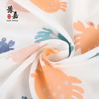 High quality cotton pattern gauze double gauze fabric printed